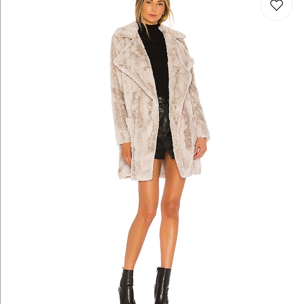 Jack by BB Dakota Faux Fur Coat in Toffee!